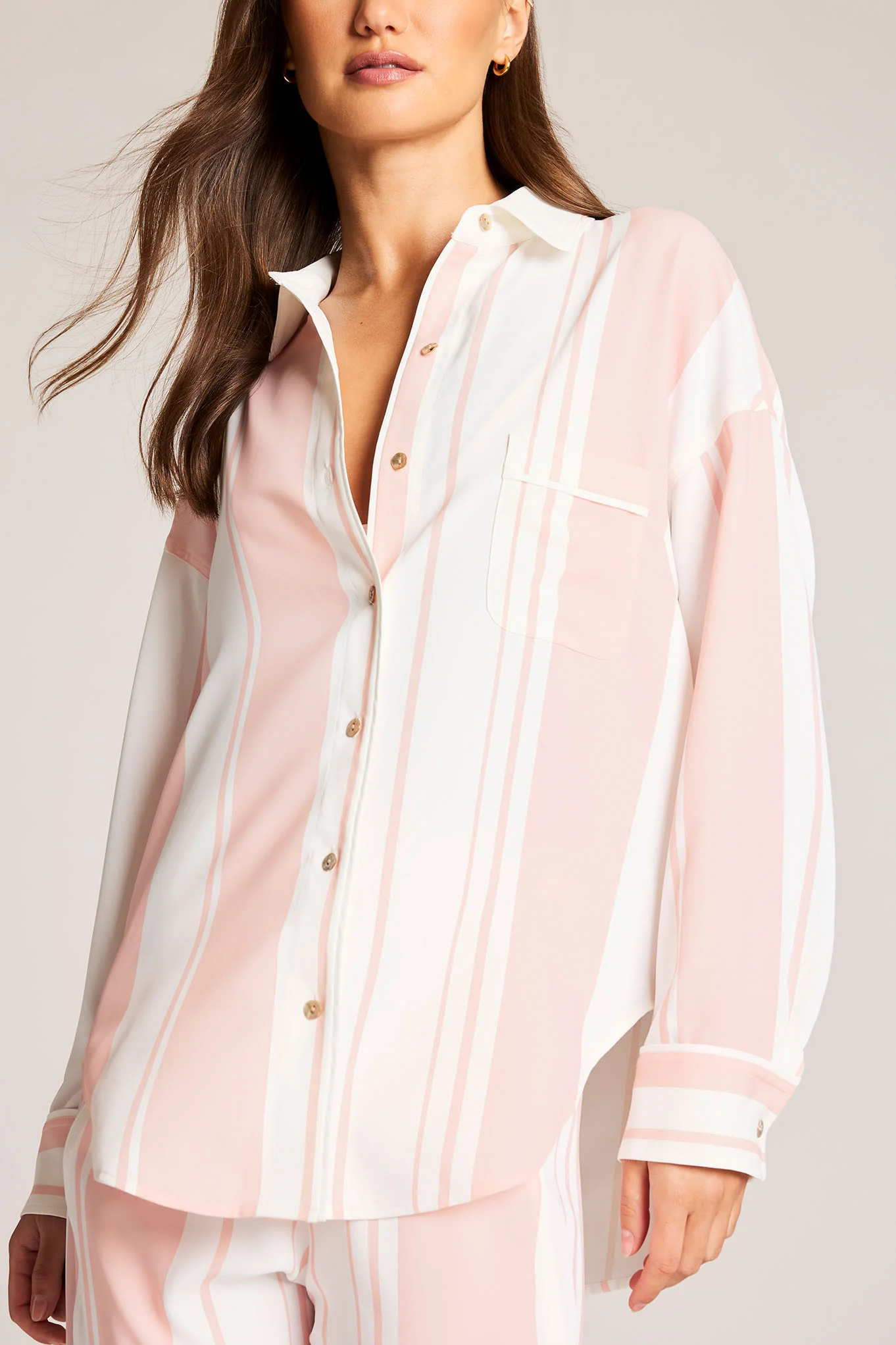 Henley Tops + Long Sleeve Lounge Shirts